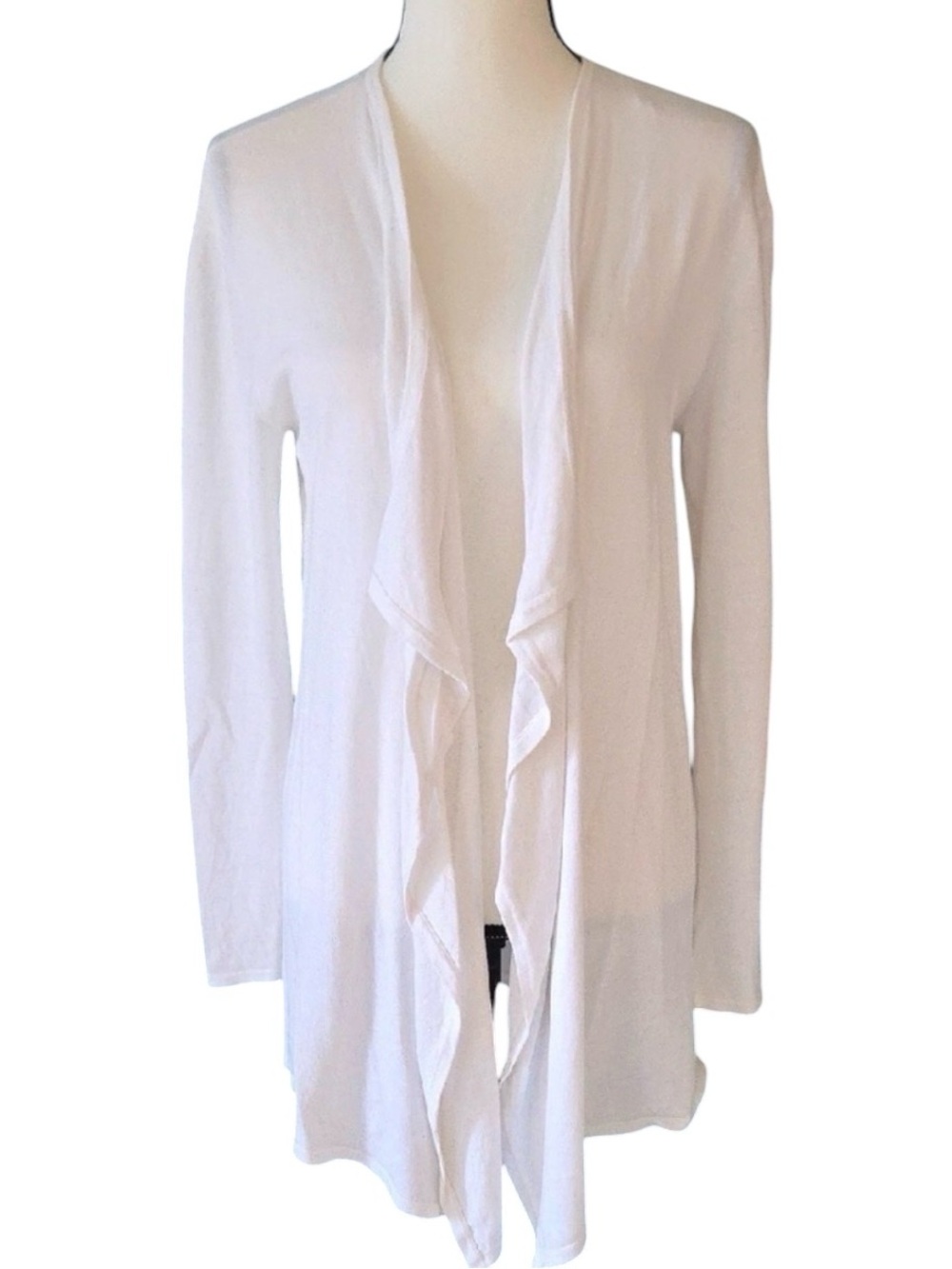 Michael Kors Cream Knit Sweater with Gold Logo Plate